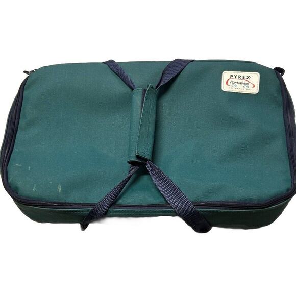 Pyrex Other - PYREX Portable Hot & Cold 3 Qt 9" x 13", Glass Bakeware Carrier Set Potluck Spcl